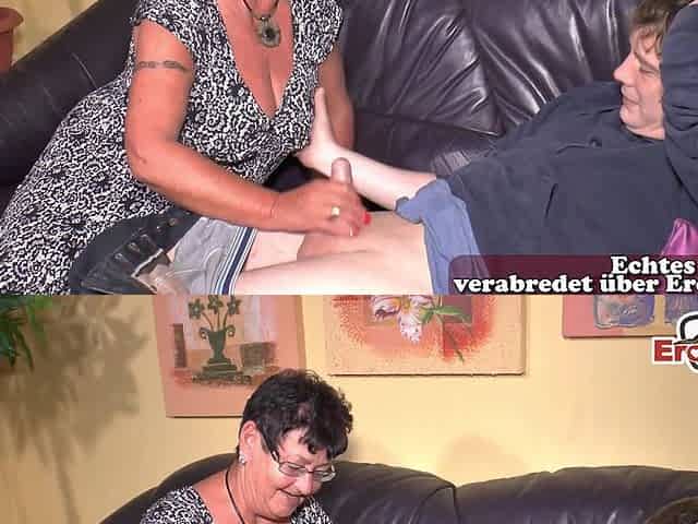 Fat Old German Stepmom Fucks with Her Stepson
