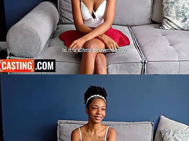 Cute Black Latin chick Teen RAMMED HARD By BWC Producer In Fake Casting