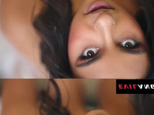 EVILANGEL Double Male stick Swallowing Babes Face Shagged