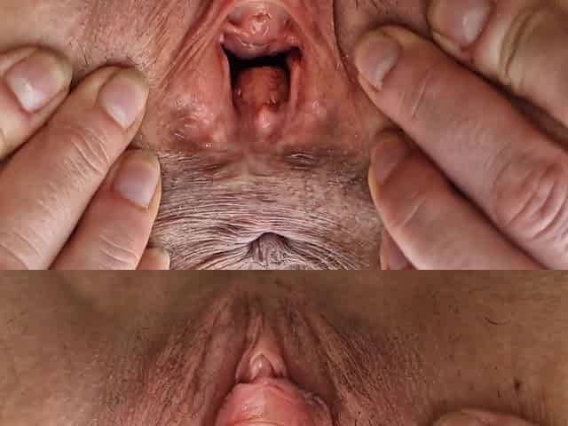 Gaping My Pussy Outdoors And Pissing