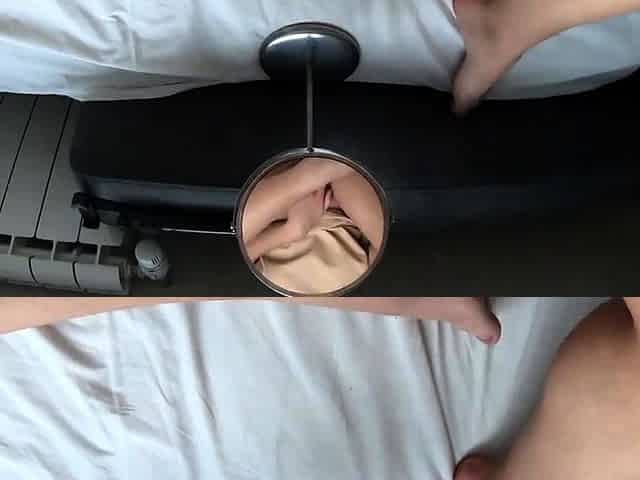 Mirror Masturbation - Teen Girl's POV Solo Session
