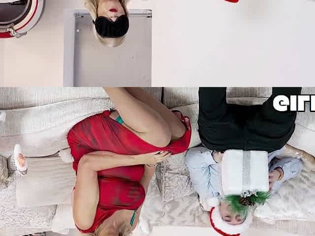 Cassandra Uk Unwraps Dick For Xmas Creampie