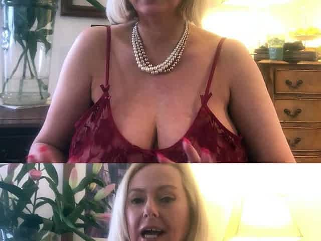 Blonde MILF with Big Boobs Playing Cam Free Porn