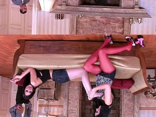 Blonde And Brunette Foot Fetish Fucking