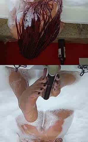 Saturday Footjob Day.. This Sexy Video on Bathtub Just for You