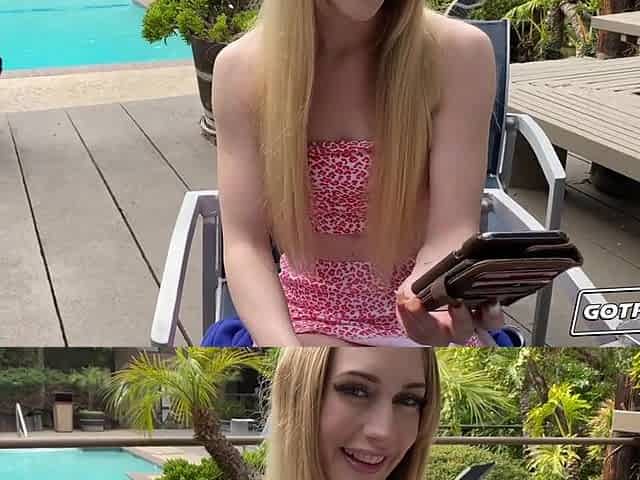 GOT FILLED - Angel Pie Emma Starletto Comes Over To Lick My Butt and Get Creampied