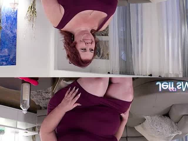 Aged Plumper Lady Lynn Goes Solo