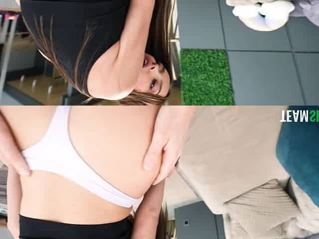 A Wedding Ring Can't Stop A Slut - Cumshot, POV hardcore with hot busty brunette slut