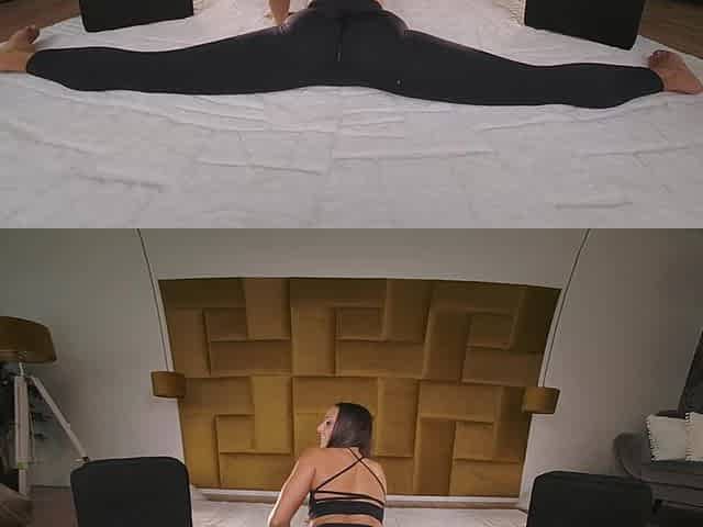 Beauty Flexible Betzz Stretching Her Body