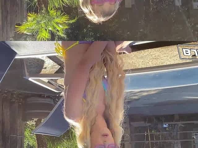 BJRAW Sexy golden-haired Lilly Bell sucking shlong and eating butt