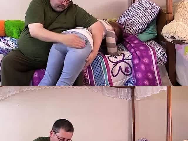 Muffin: Caught Smoking, Spanked & Diapered
