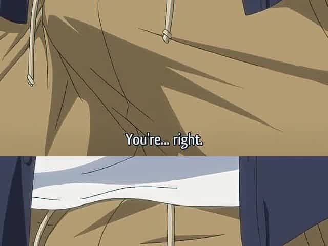 Manga teens screwing in public park