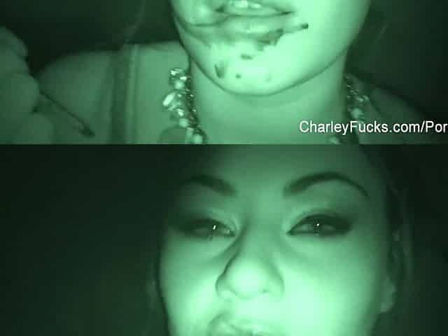 Night vision screwing with super sexy Charley Pursue