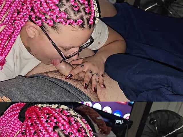 Amazing Blowjob Beautiful Eyes Looking up