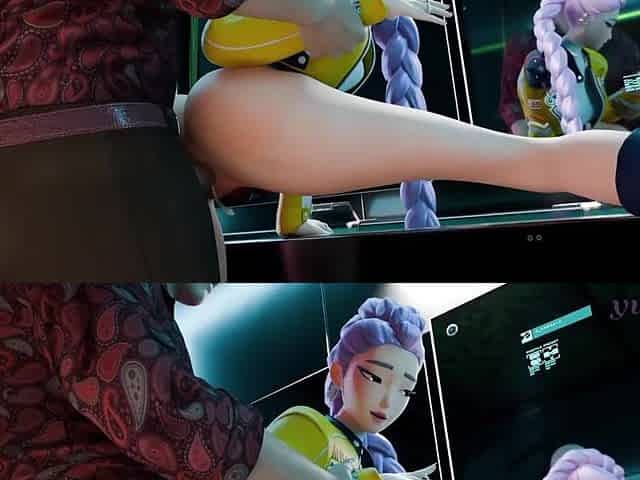 Kpop demonhunters Rumi Zoey Mira fortnite compilation with others