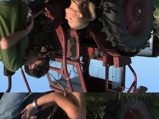 Farm Girl's Horny Anal Pleasure with Steve's Fat Spear