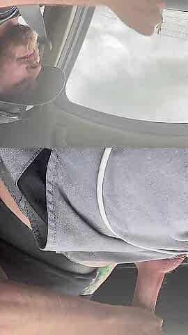 Risky public BWC jizz flow