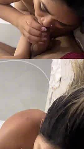 My stepdaughter makes me cum