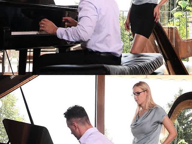 Blonde babe loves hardcore cock action