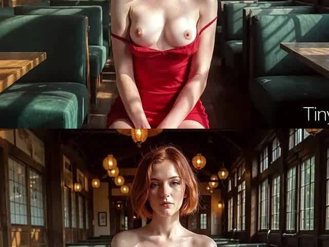 I screwed this slender doxy right in the diner. This is how u pay for food. [AI]