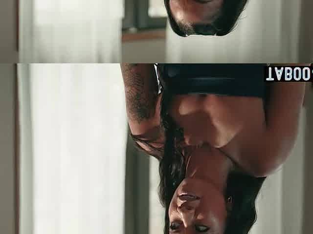 Wicked ebony honey taking care of her stepfathers saturated balls