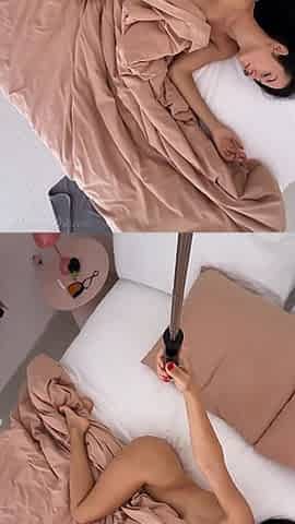 Nude Erotic Tease on a Bed