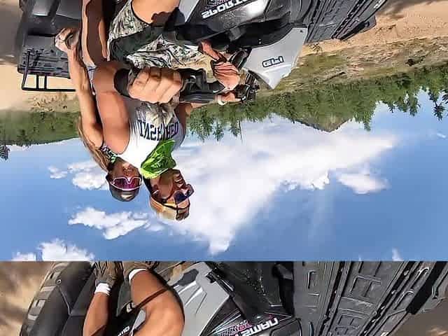 A Wild Ride! Banging in the Mountains. Riding the Quad Stripped!