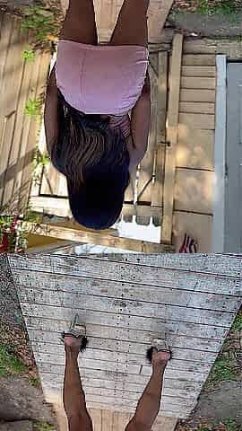 My stepdad crave me to be his little doxy model for Pornhub shorties
