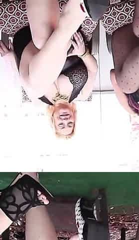 Angelina Castro, Maggie Green, Samantha 38G Lesbian Foot Tease