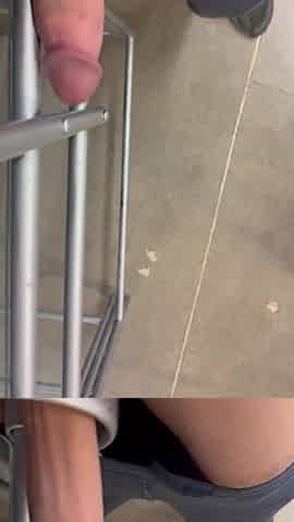 Pressing my Cock on Furniture