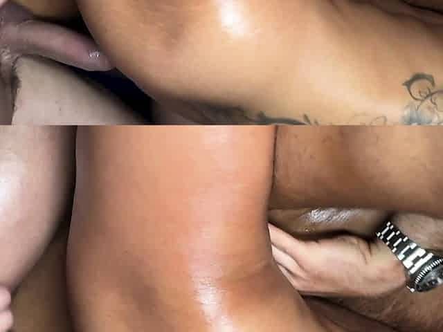 Busty blonde French gal is double penetrated hard