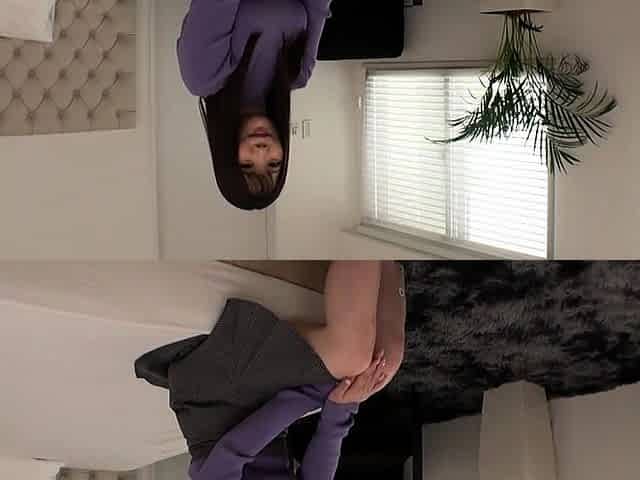 Adorable Japanese teen Izumi Koizumis pussy toyed until