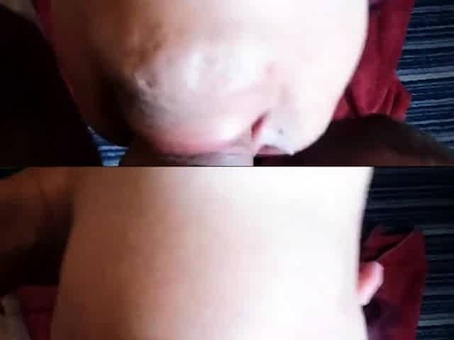 Upside-Down Throat Fuck - German BBW Deepthroats POV