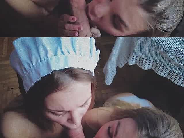 Retro style porn - three-some screwing from the 80s