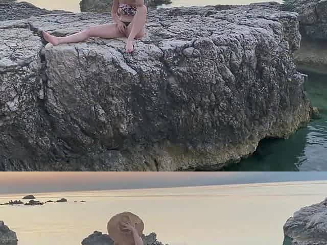 Masturbating at sunset ????????