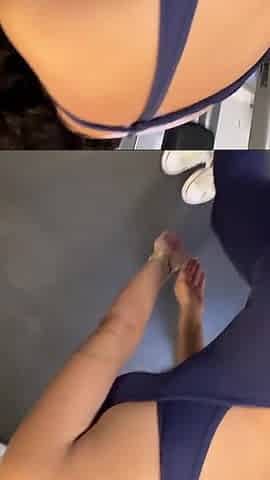 Busty MILF Shirley Musk Gets Drilled Hard!!!! at Gym's Bathroom by Stranger