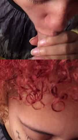 Horny Black Girl Sneaky Link