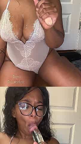 SC Literaryvixe Super Intensive Gushing Black Cream and Squirt Compilation with Dani Doomsday