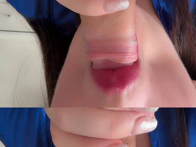 Close up: Cum Twice in Step Sister's Mouth While She Gives Me the Best Blowjob