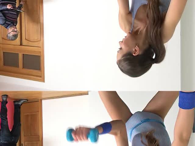 Nerdy building inspector scores with luscious MILF Tina Kay