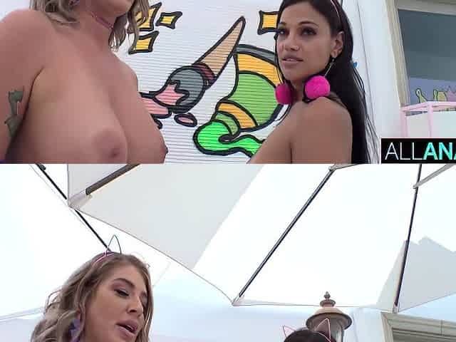 Lolly Dames Loves Mona Azars Ass