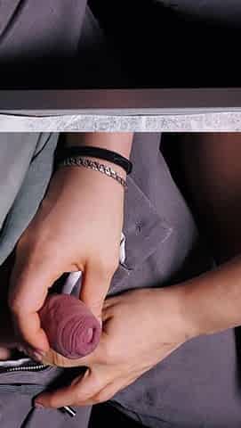 Naughty Students Risky Handjob Under the Desk During Class