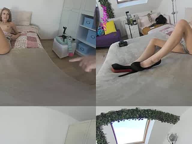 Skinny blonde 18yo teen BTS II