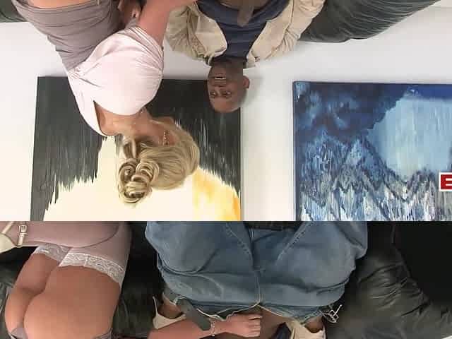 Blonde Milf Gets Vaginal And Anal Sex From BBC