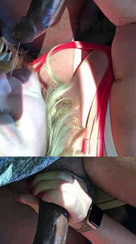 Big cock loving amateur blonde rides dick anally