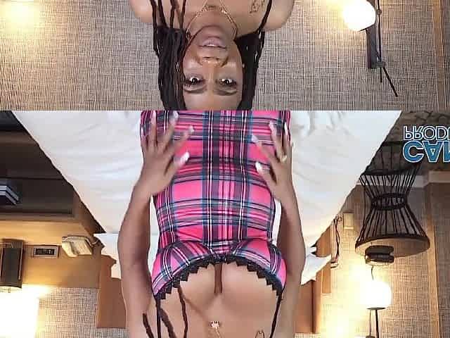 CANNON PROD - Hawt Black Sweetheart Quincy Roee Gets Wicked