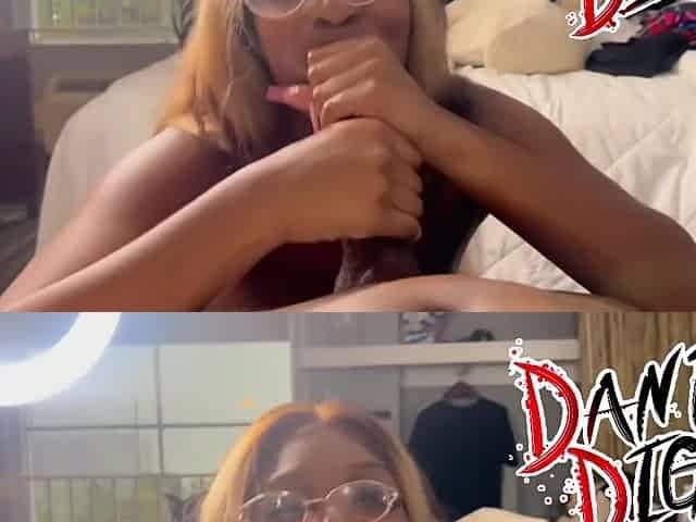 2 Ebony Bbc Slut Best Friends Have Dick Sucking Contest And Use Each Others Boy Friends As The Judges