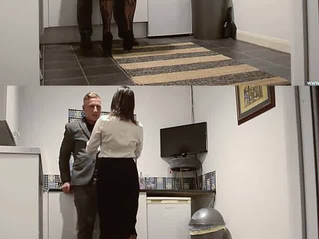 LUKE HARDY - Masked boss lady bangs employee