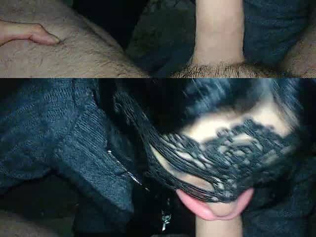 Late Night Pleasure - Outdoor Oral-job + Deepthroat + Facial