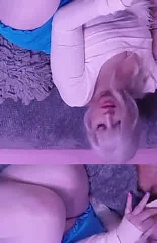 Whats Under Blue Skirt?